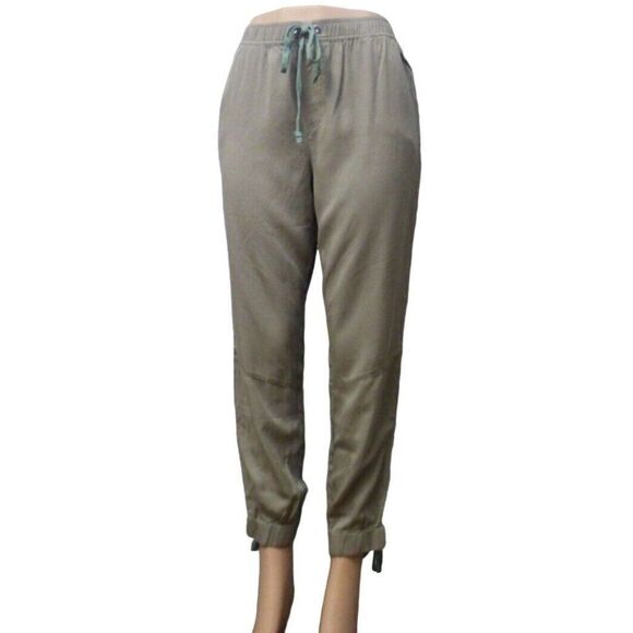 DO+BE Women’s Drawstring detailing Tencel Joggers, Size L, Olive - Picture 2 of 12